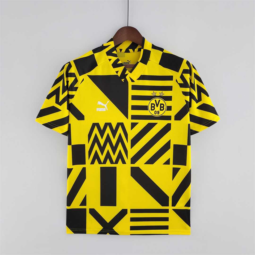 AAA Quality Dortmund 22/23 Yellow/Black Training Jersey